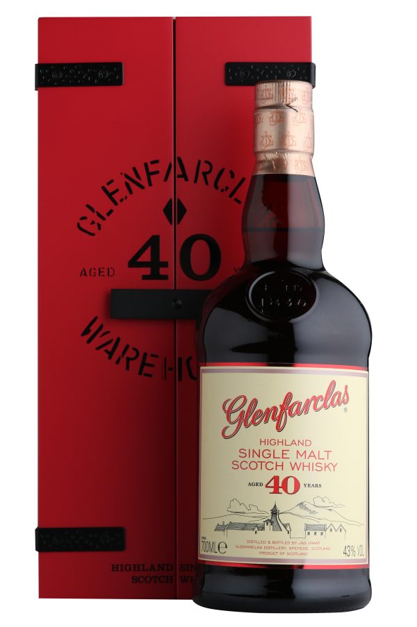 Glenfarclas 40 Year Single Malt Scotch Whiskey, black bottle scotch, sheep dip scotch, scotch single malt, scotch malt whisky society