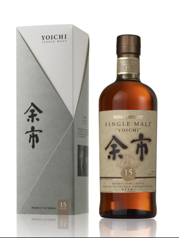 Nikka Yoichi 15 Year Old Japanese Whisky, nikka yoichi 15 year single malt, nikka yoichi 15 year for sale.