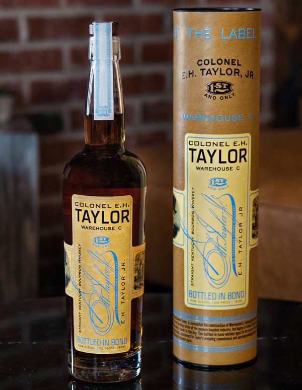 Colonel E.H. Taylor, Jr. Barrel Proof Bourbon Whiskey, high rye bourbon in US, sazerac rye whiskey, jack daniels single barrel rye.
