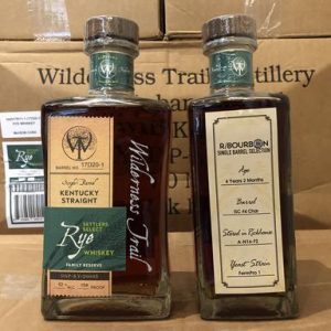 Wilderness Trail Single Barrel Bourbon and Rye Whiskey bundle, ingle Barrel Straight Bourbon Whiskey, Wilderness Trail Bourbon Whiskey