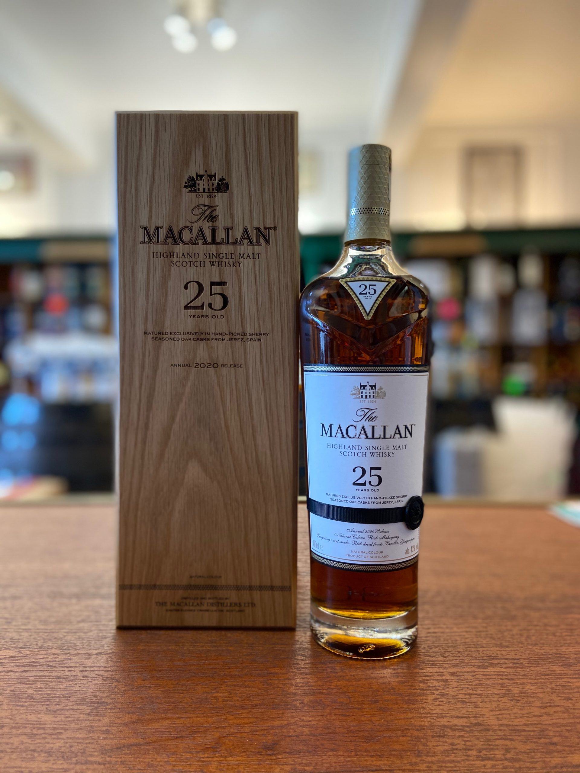Macallan Sherry Oak 25 Year Old Scotch Whisky