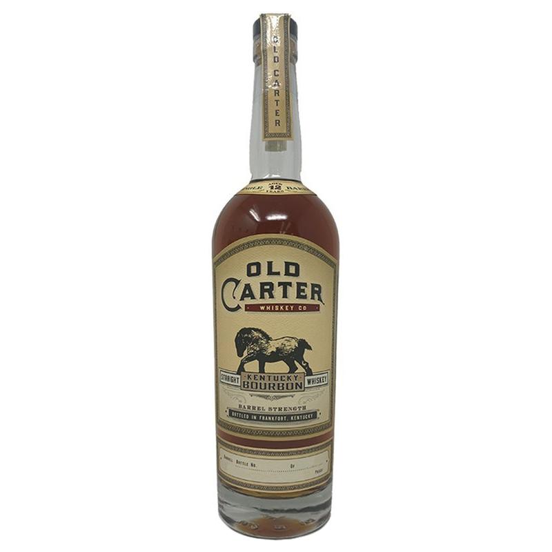 Best american whiskey Old Carter Straight American Whiskey Aged 12 Years-139.2 Proof. 1579 bottles produced, barrel strength 139.2 proof