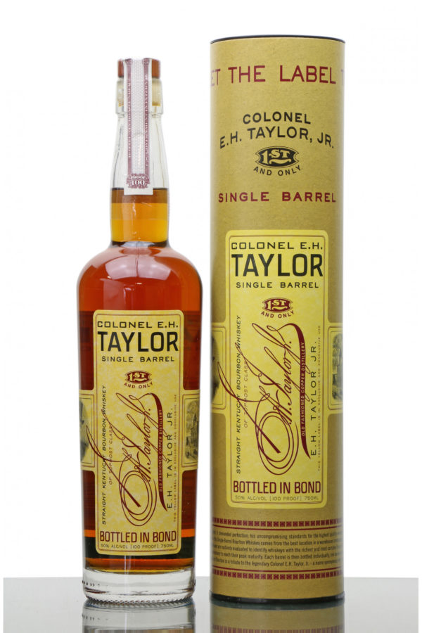 Colonel Taylor Bourbon barrel proof. This Small Batch Bourbon Whiskey has been aged inside century old warehouses constructed E.H Taylor