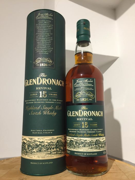GlenDronach Revival 15 Year Old Scotch Whisky, scotch whiskey brands, glen moray scotch near me, black bottle scotch
