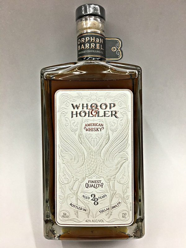 Orphan Barrel Whiskey has unveiled its ninth release: Orphan Barrel Whoop & Holler. 84 proof, mash bill 84% corn, 8% rye, 8% malted barley.