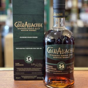 GlenAllachie Aged 14 Years cask strength, limited edition 14 year old from Glenallachie forms part of the Wood Series collection of bottles