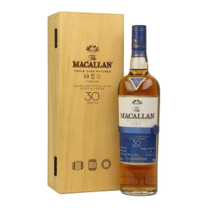 The Macallan 30 Years Old with all the Fine Oak series is matured in a combination of both ex-sherry and ex-bourbon casks