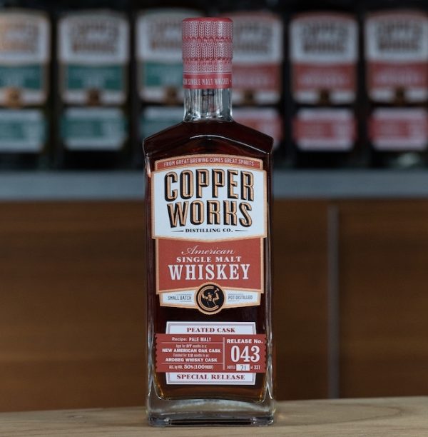 Copperworks Introduces Ardbeg Scotch Cask Finished American Single Malt, Cask American Single Malt Whiskey