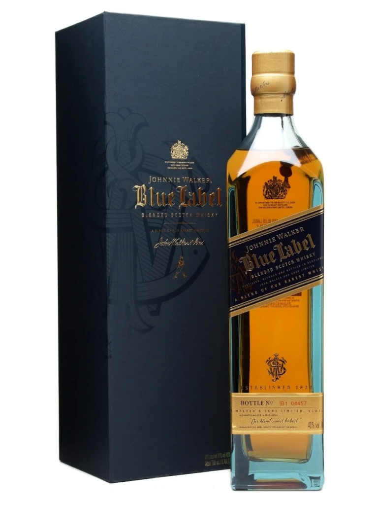 johnnie walker blue label legendary eight, A rich and uniquely long and satisfying finish of smoke and pepper.
